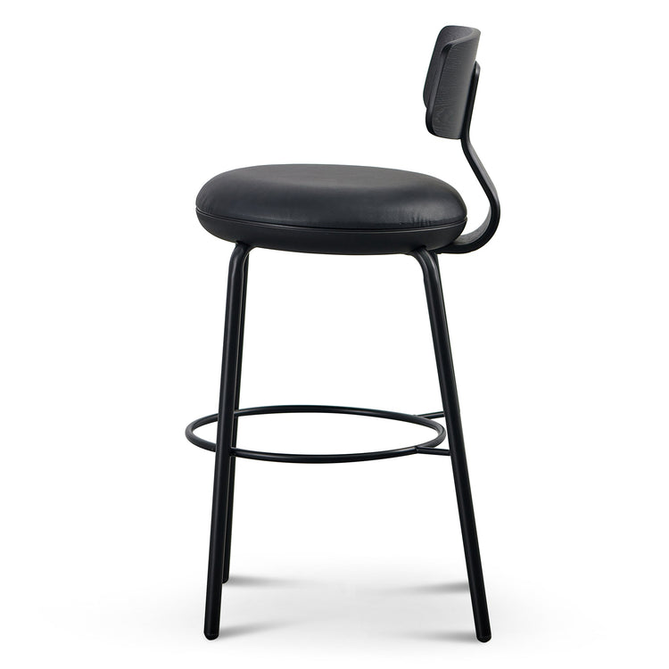 Martino 75cm Bar Stool – Full Black – view 9