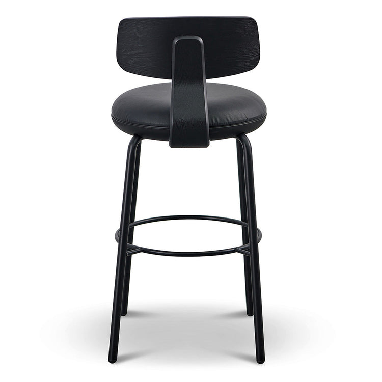 Martino 75cm Bar Stool – Full Black – view 11