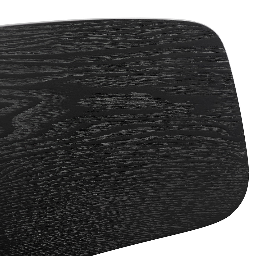Martino 75cm Bar Stool – Full Black – view 6