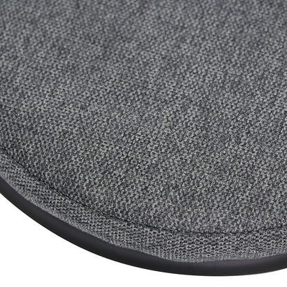 63cm Fabric Bar Stool - Charcoal Grey (Set of 2)