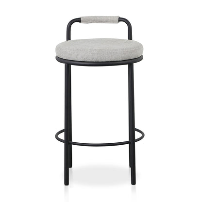 Set of 2 - Karimi 65cm Bar Stool - Coastal Light Grey