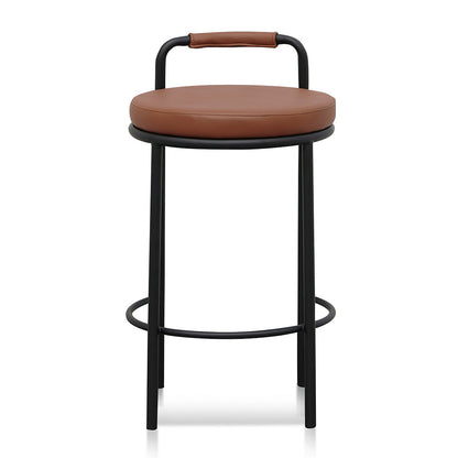 Set of 2 - Karimi 65cm Bar Stool - Brown