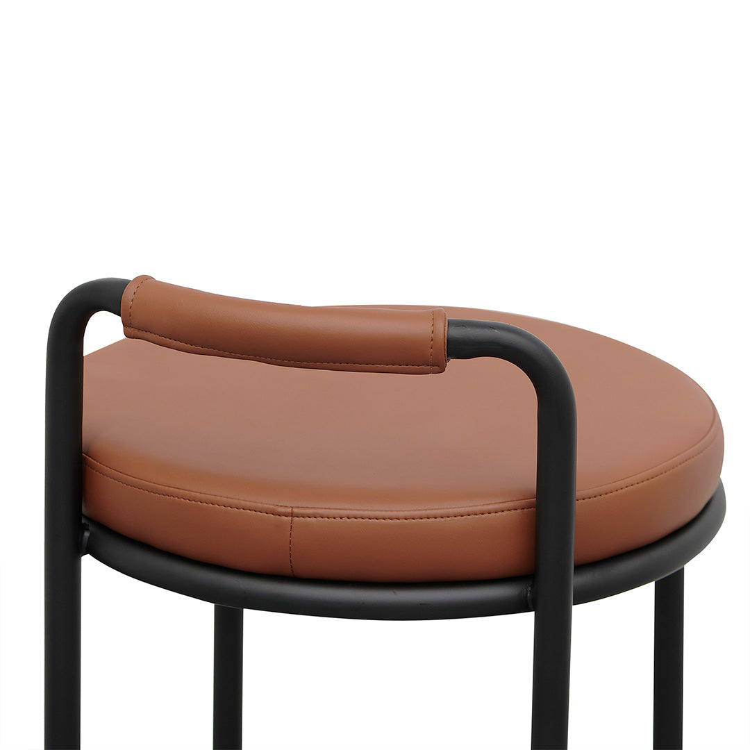 Set of 2 - Karimi 65cm Bar Stool - Brown