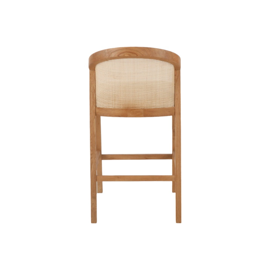 Margie Fabric Barstool - Light Beige