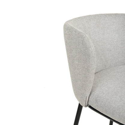 Set of 2 - Flossie 65cm Bar Stool - Coastal Light Grey