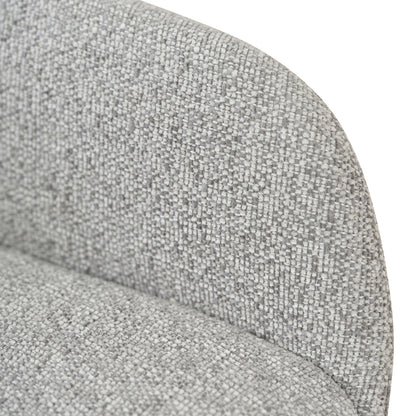 Set of 2 - Cody 68cm Fabric Bar Stool - Spec Grey