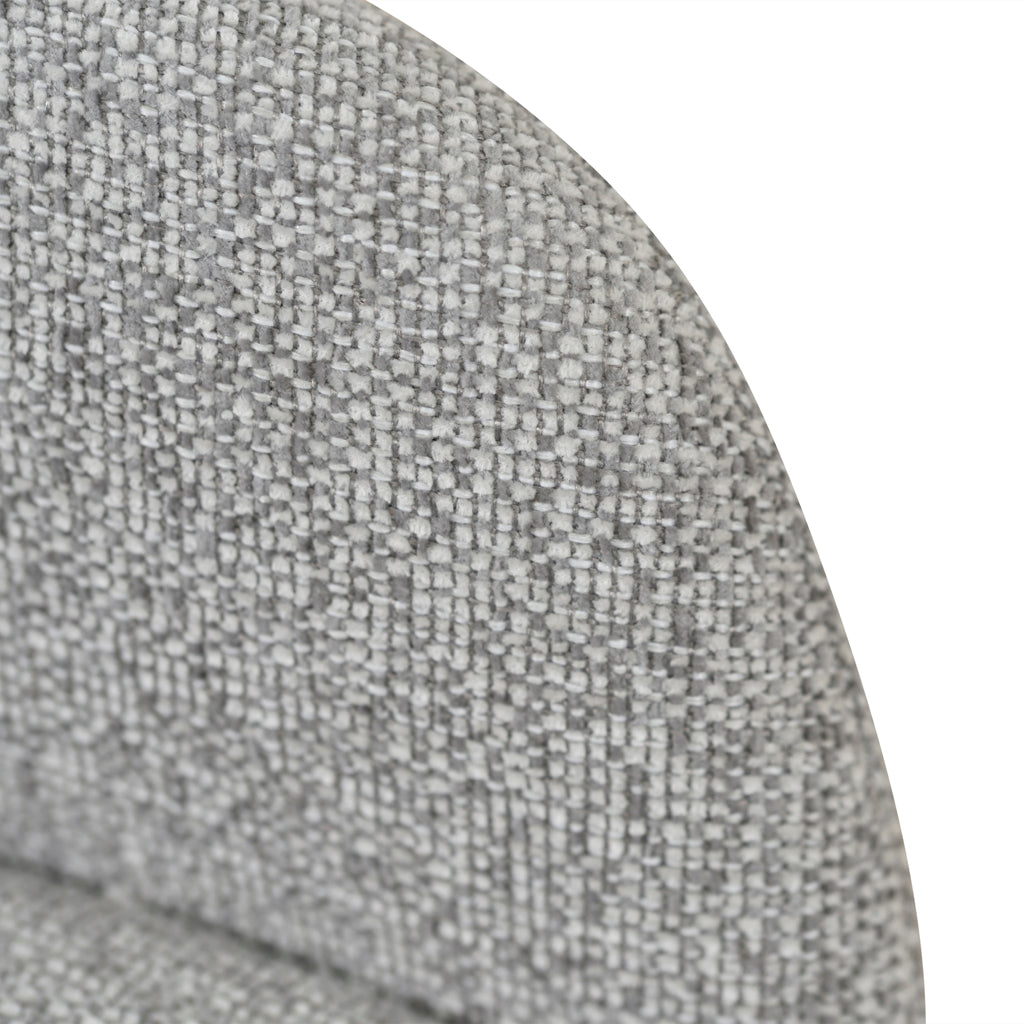 Set of 2 - Cody 68cm Fabric Bar Stool - Spec Grey