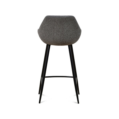 Set of 2 - Cody 68cm Fabric Bar Stool - Spec Charcoal