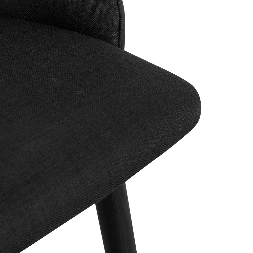 Nicholas 65cm Bar Stool – Full Black – view 6