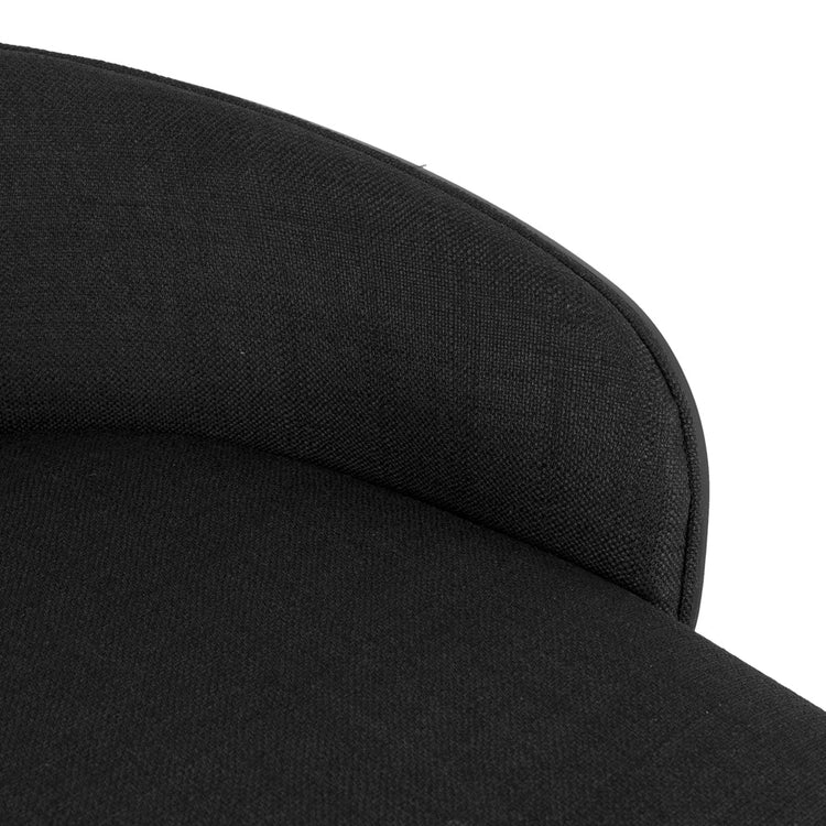 Nicholas 65cm Bar Stool – Full Black – view 7