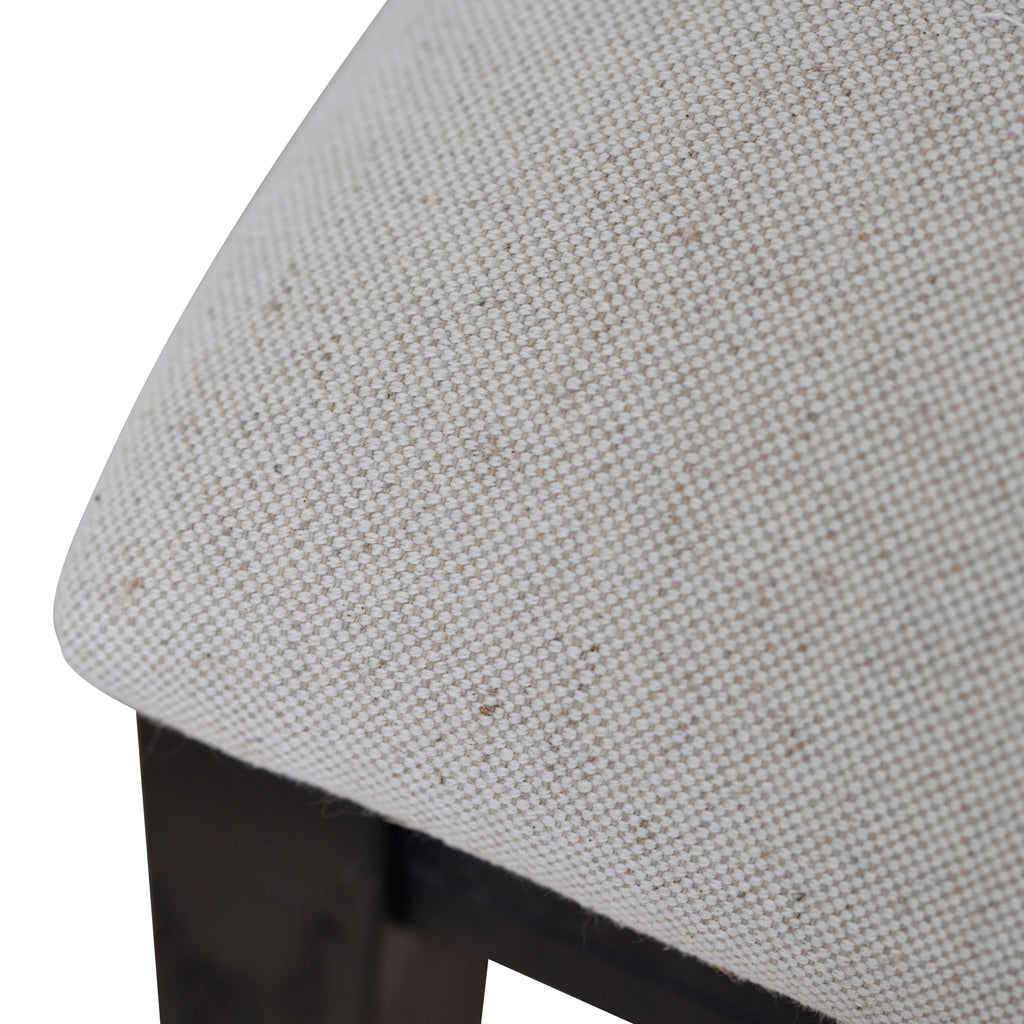 Margie Black Elm Barstool - Light Beige