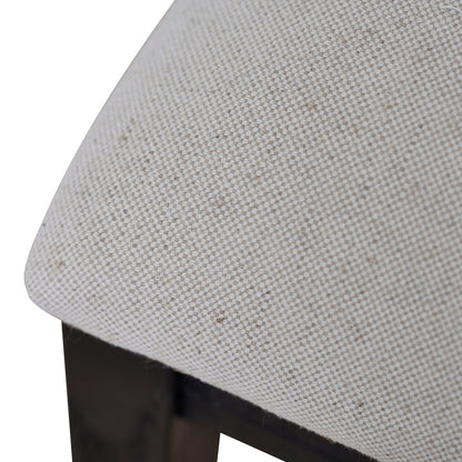 Margie Black Elm Barstool - Light Beige