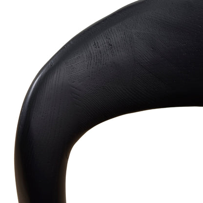 Set of 2 - Caspar 65cm Bar Stool - Full Black