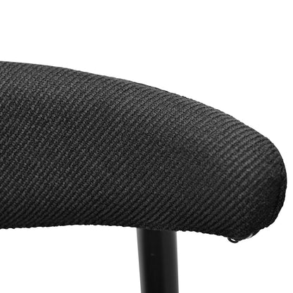 Set of 2 - Oneal 65cm Bar Stool - Full Black