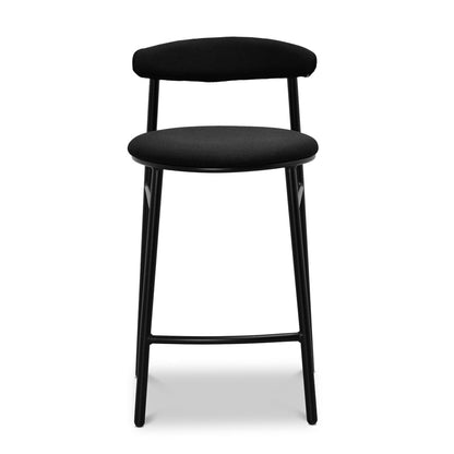 Set of 2 - Oneal 65cm Bar Stool - Full Black
