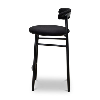 Set of 2 - Oneal 65cm Bar Stool - Full Black