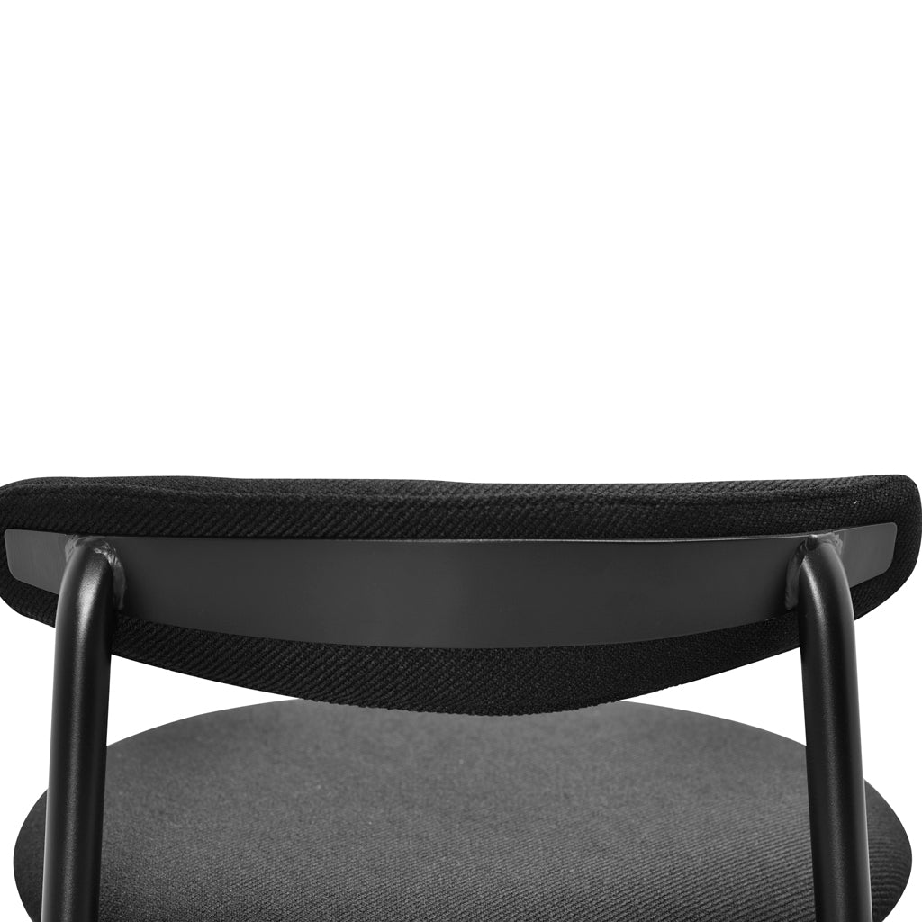 Set of 2 - Oneal 65cm Bar Stool - Full Black