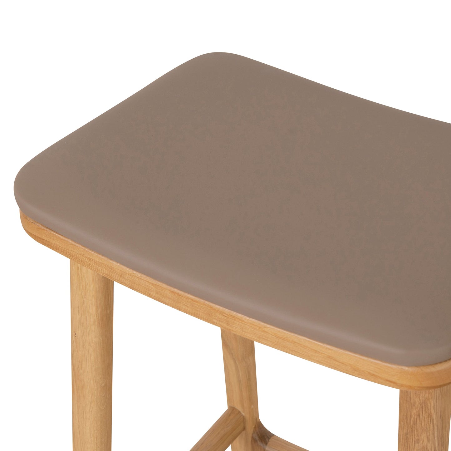 Cyprus 67cm Natural Bar Stool - Mocha Brown