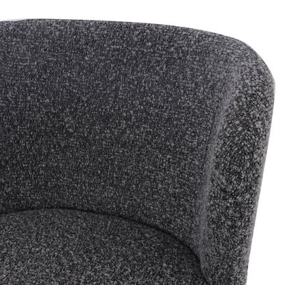 Set of 2 - Perkins 65cm Bar Stool - Anthracite Grey Boucle