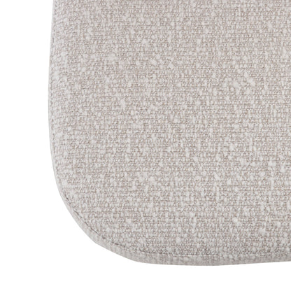 Set of 2 - Perkins 65cm Bar Stool - Pearl Grey Boucle