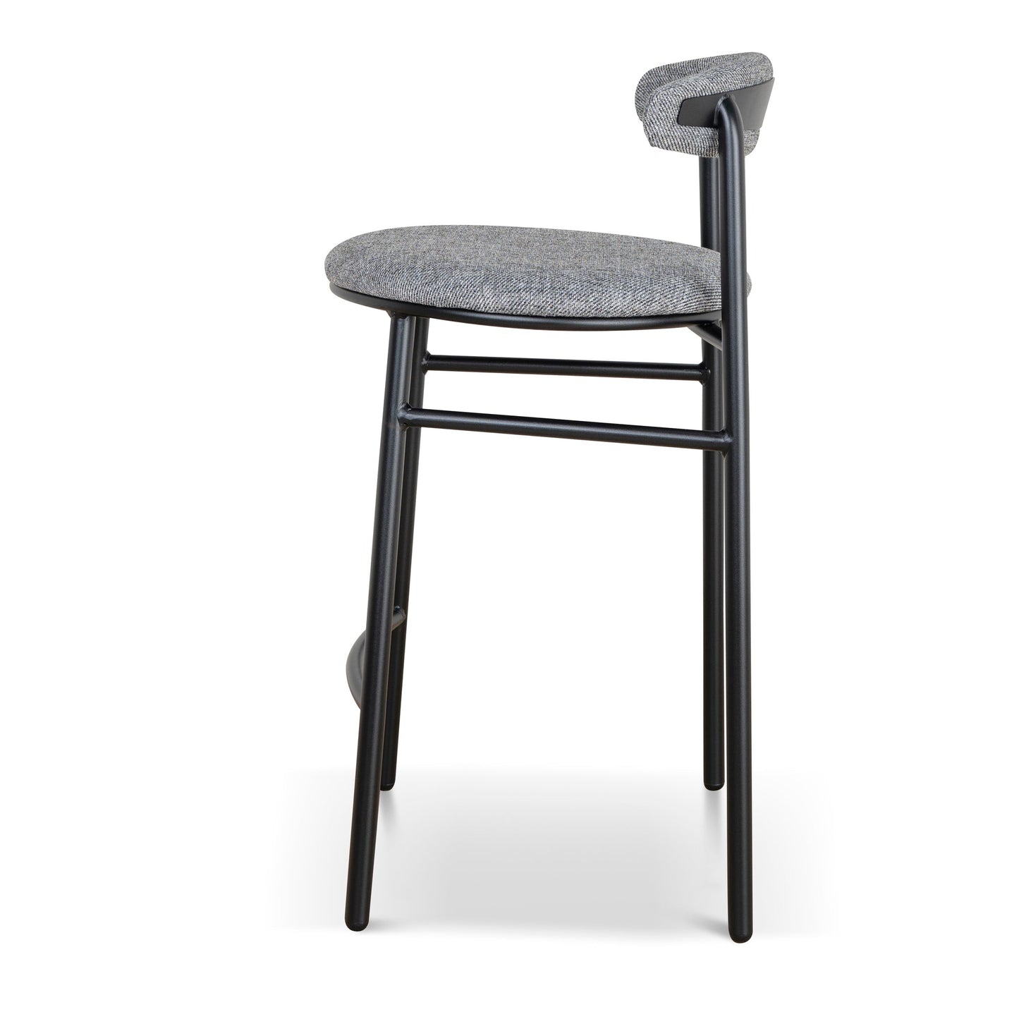 Set of 2 - Oneal 65cm Bar Stool - Lava Grey