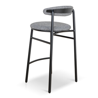Set of 2 - Oneal 65cm Bar Stool - Lava Grey