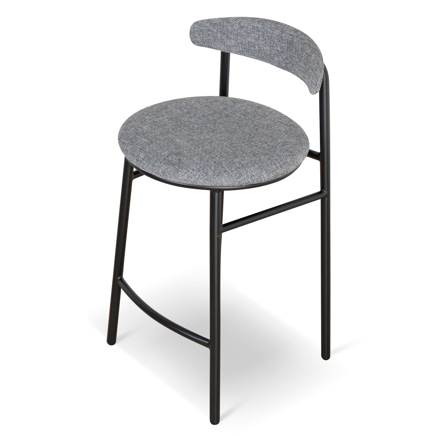 Set of 2 - Oneal 65cm Bar Stool - Lava Grey