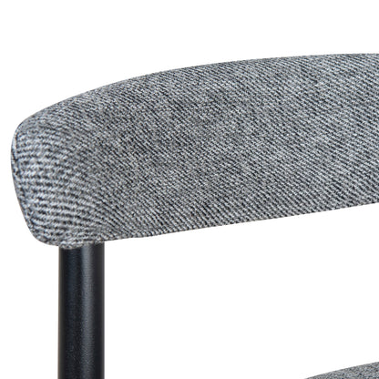 Set of 2 - Oneal 65cm Bar Stool - Lava Grey