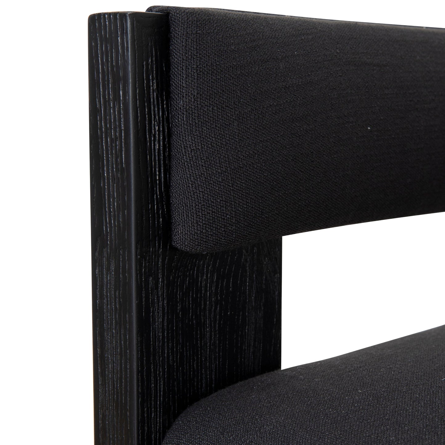Miles ELM Barstool - Full Black