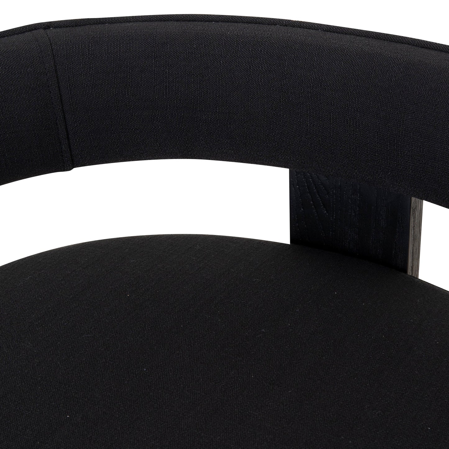 Miles ELM Barstool - Full Black