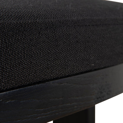 Miles ELM Barstool - Full Black