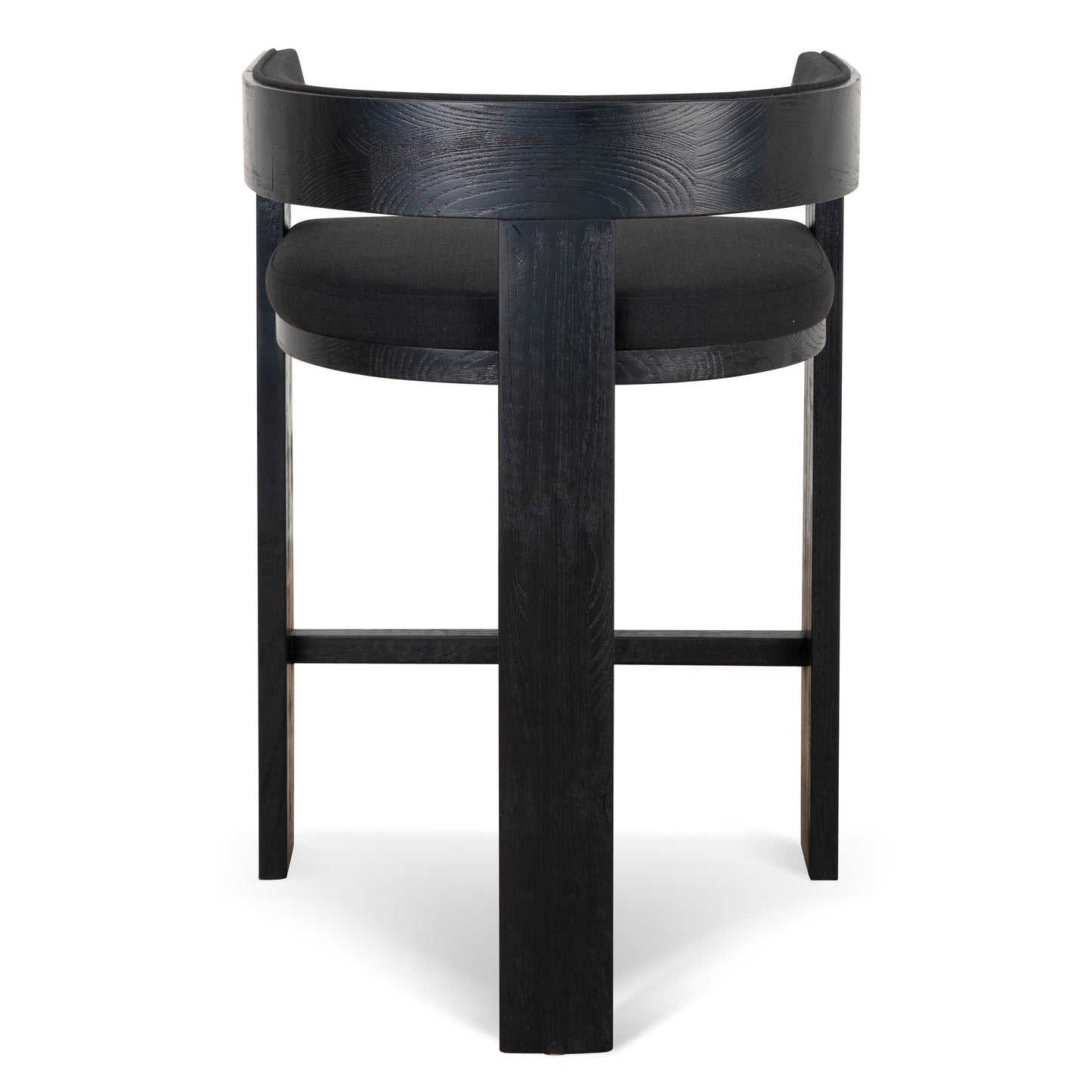 Miles ELM Barstool - Full Black