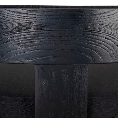 Miles ELM Barstool - Full Black