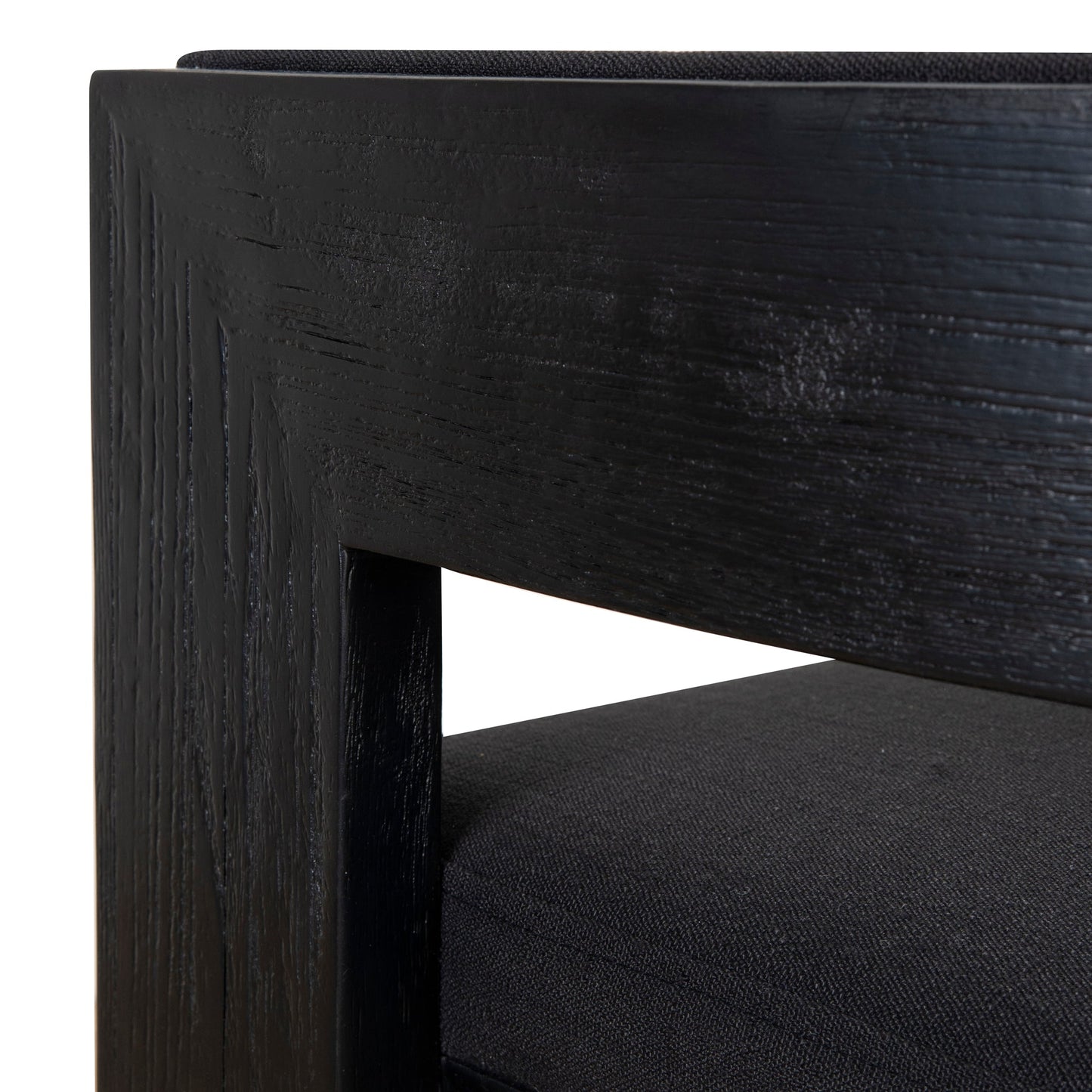 Miles ELM Barstool - Full Black