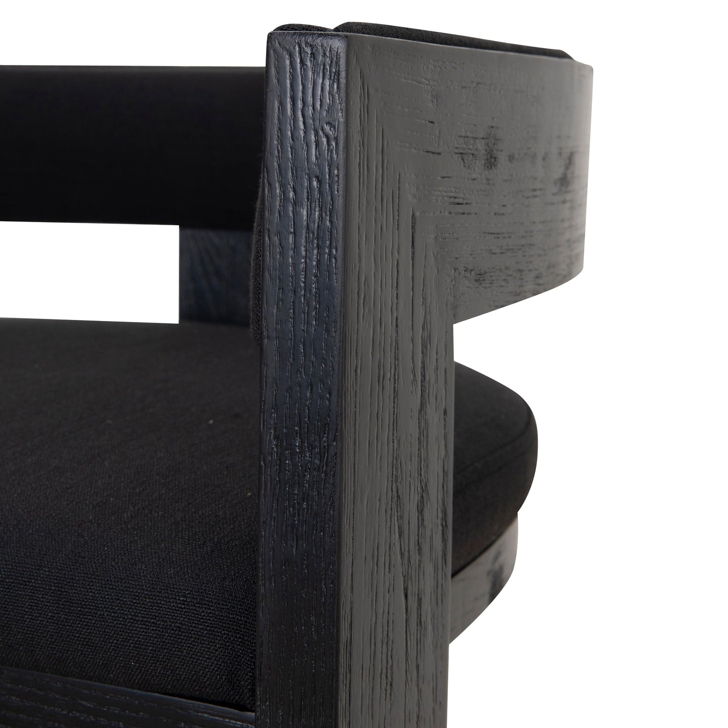 Miles ELM Barstool - Full Black