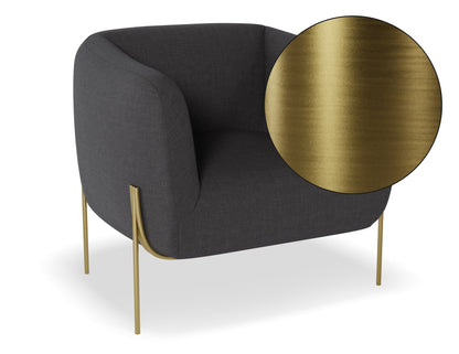 Belle Lounge Chair - Storm Grey