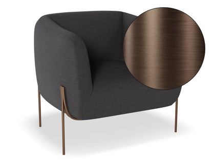 Belle Lounge Chair - Storm Grey