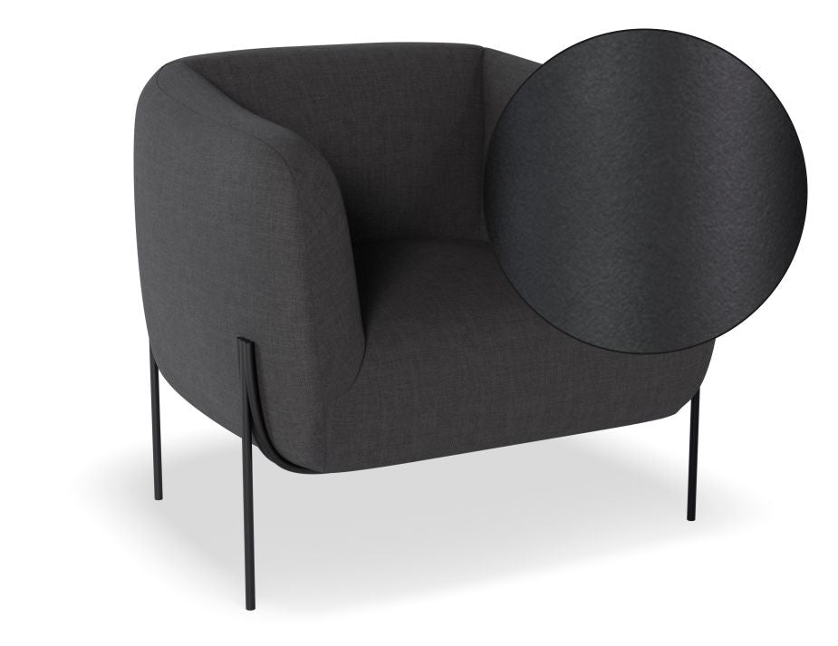 Belle Lounge Chair - Storm Grey