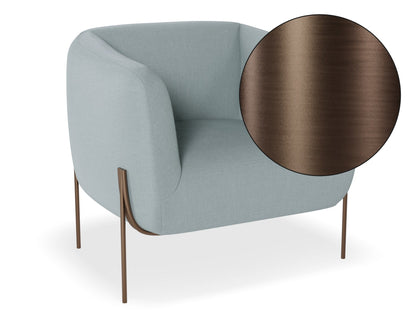 Belle Lounge Chair - Sky Blue