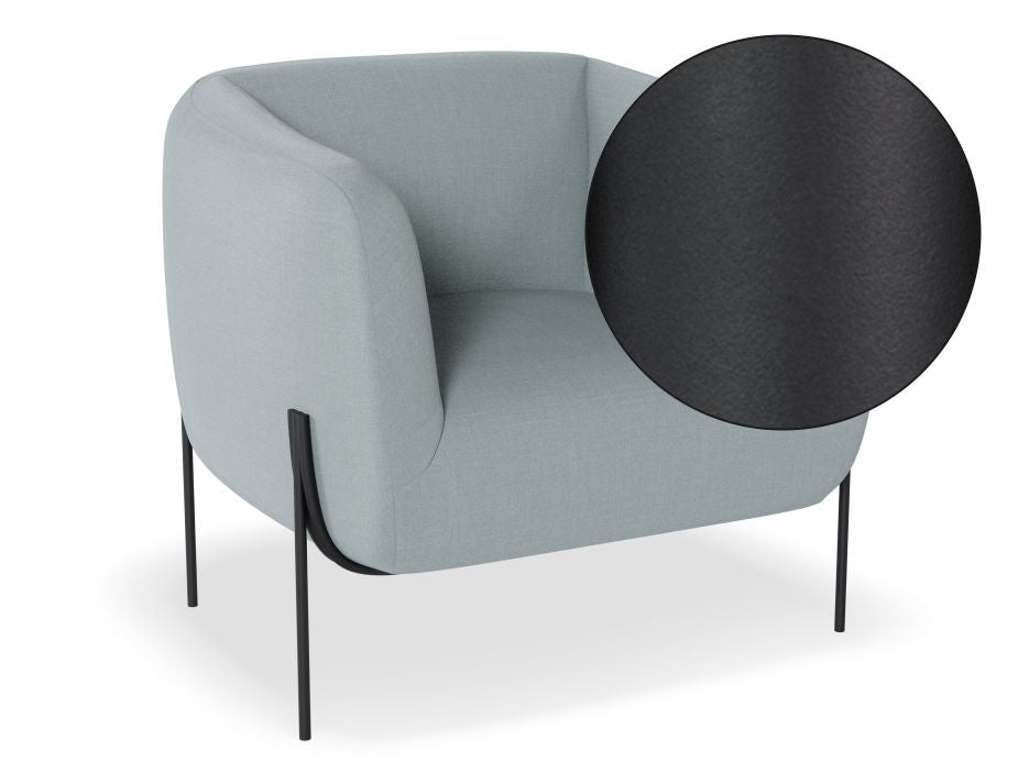 Belle Lounge Chair - Sky Blue