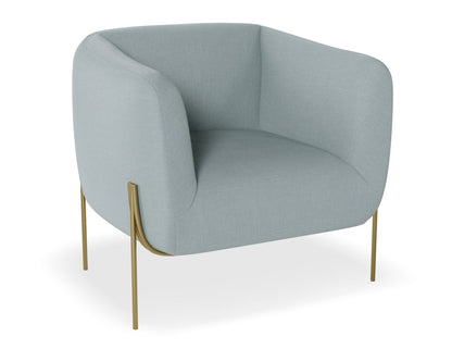 Belle Lounge Chair - Sky Blue
