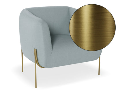Belle Lounge Chair - Sky Blue