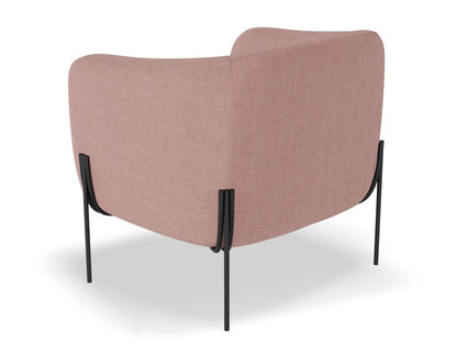 Belle Lounge Chair - Blush Pink