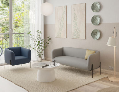 Belle Lounge Chair - Midnight Blue