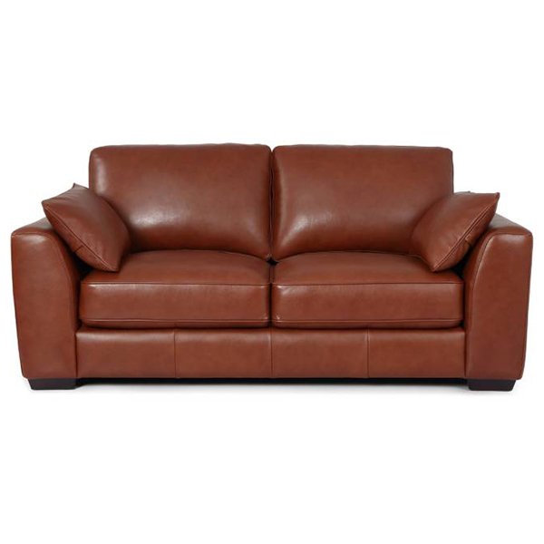 Bremen 2-Seater Leather Sofa - Butterscotch