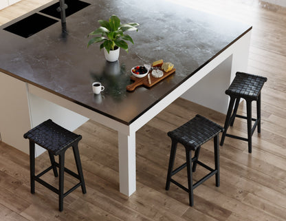 Brooklyn Backless Stool - Black Frame