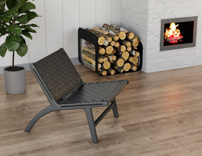 Brooklyn Lounge Chair - Black Frame