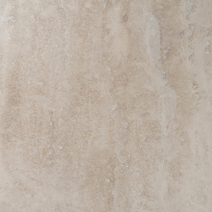 Nested Travertine Coffee Table - White