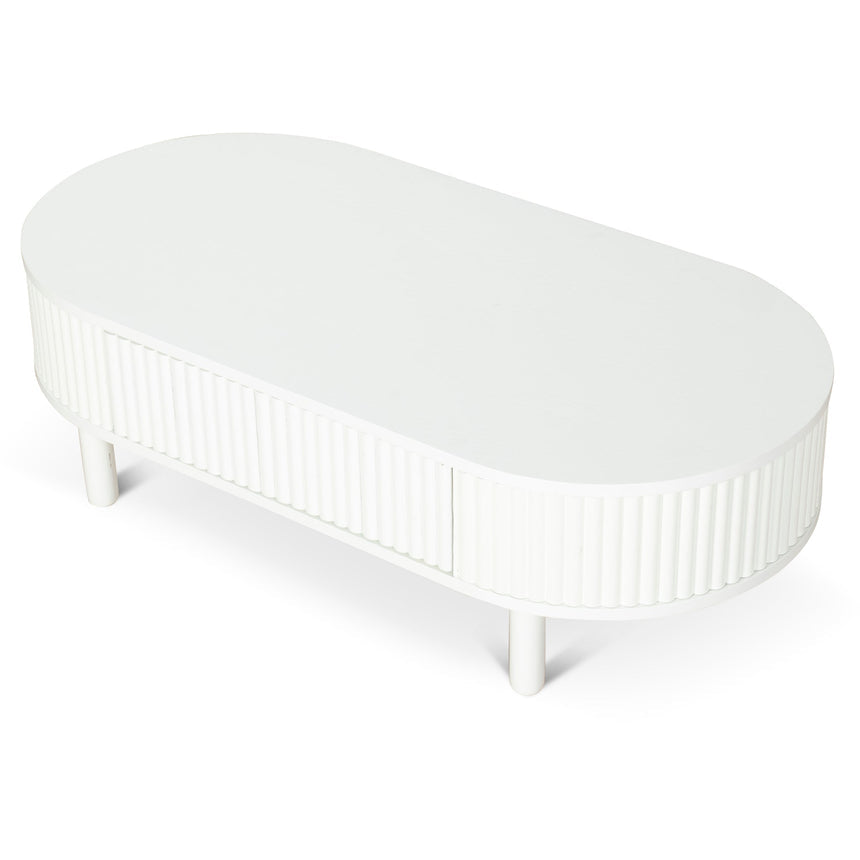 1.2m Coffee Table - Warm White