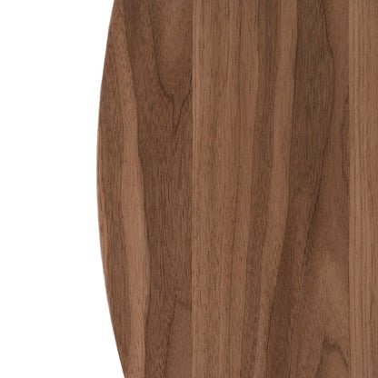 1.1m Round Coffee Table - Walnut